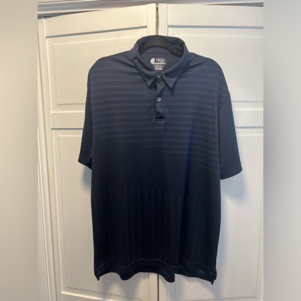 IZOD XFG X-TREME FUNCTION GOLF POLO SIZE MENS XL COLOR BLUE